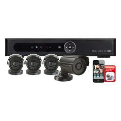 ESP FOUR CHANNEL DVR + 4 CAMERA CCTV KIT