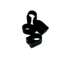No 11 CABLE CLEAT BLACK