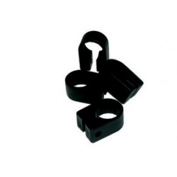 No 12 CABLE CLEAT BLACK